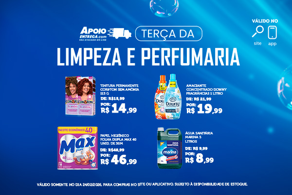 Terça da Perfumaria e Limpeza